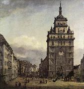 BELLOTTO, Bernardo The Kreuzkirche in Dresden china oil painting reproduction